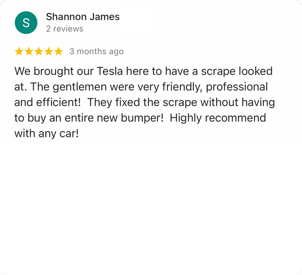 Google Review-6 Image of a google review from a customer
