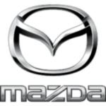 Mazda (1) the logo for the car company Mazda